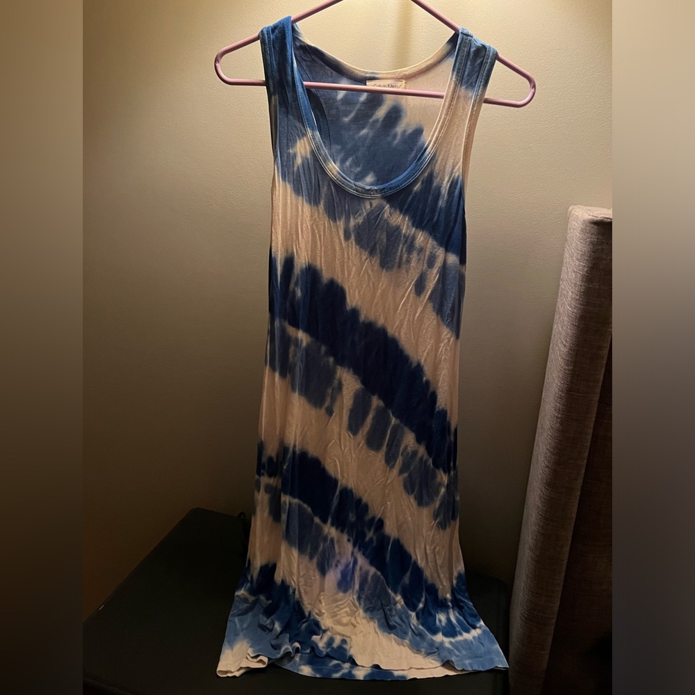 Calvin Klein Tye Dye Stretchy Dress